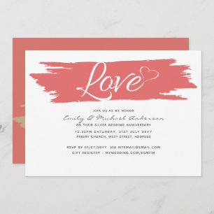 Invitations de l'Anniversaire Mariage moderne - N'