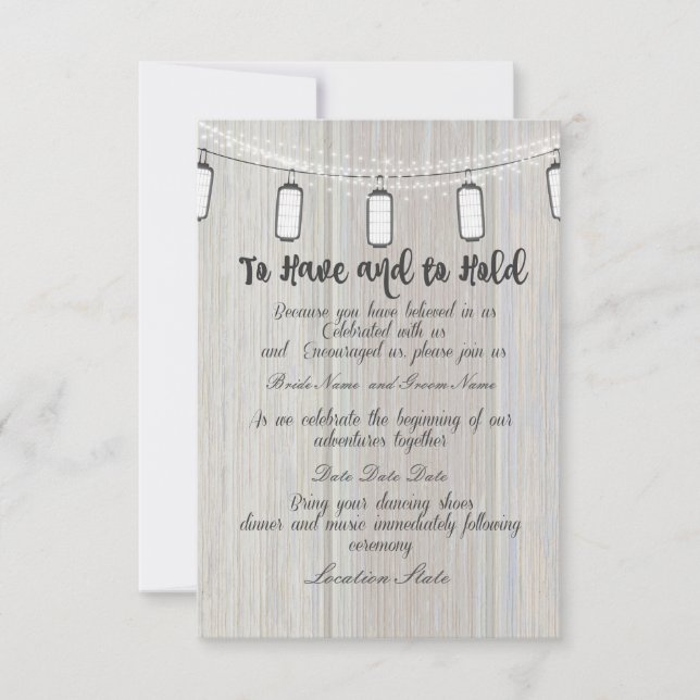 invitations de lanternes (Devant)