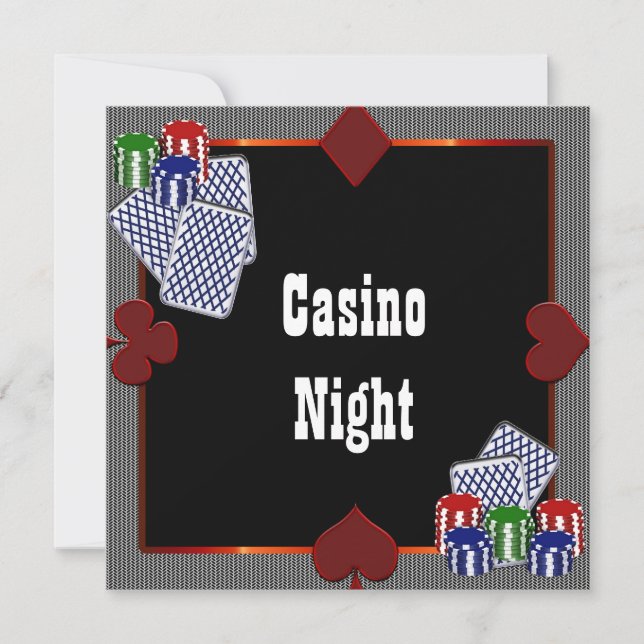 Invitations de Las Vegas Casino Prom (Devant)