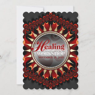 Invitations de l'atelier de guérison Earth Sun New