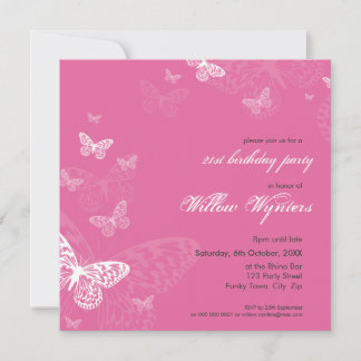 INVITATIONS DE L'ÉVÉNEMENT SPÉCIAL :: papillons 2S