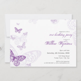 INVITATIONS DE L'ÉVÉNEMENT SPÉCIAL :: papillons 3L