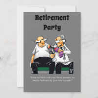 Invitations de l'Humour de retraite Médicale amusa