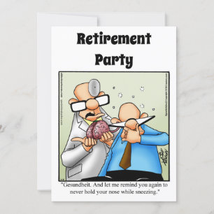 Invitations de l'Humour de retraite Médicale amusa