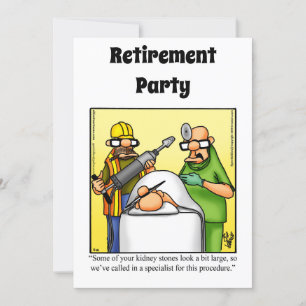 Invitations de l'Humour de retraite Médicale amusa