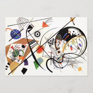 Invitations de lignes de transport Kandinsky