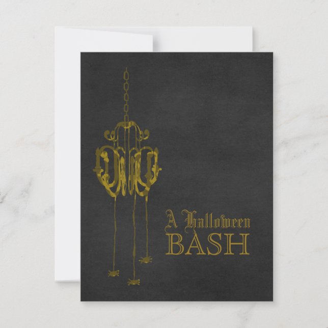 Invitations de lustre d'araignée (Devant)