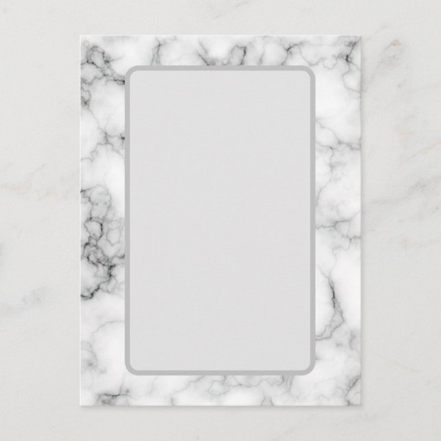 Invitations de luxe en marbre (Devant)