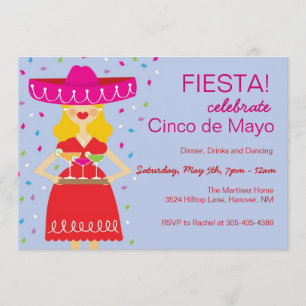 Invitations de margarita de Cinco De Mayo