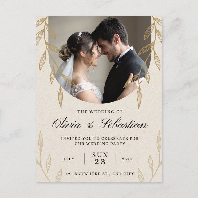 Invitations de mariage (Devant)
