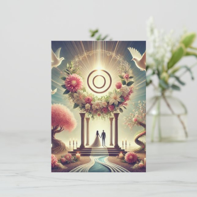 invitations de mariage (Debout devant)