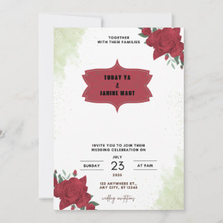 invitations de mariage 2025
