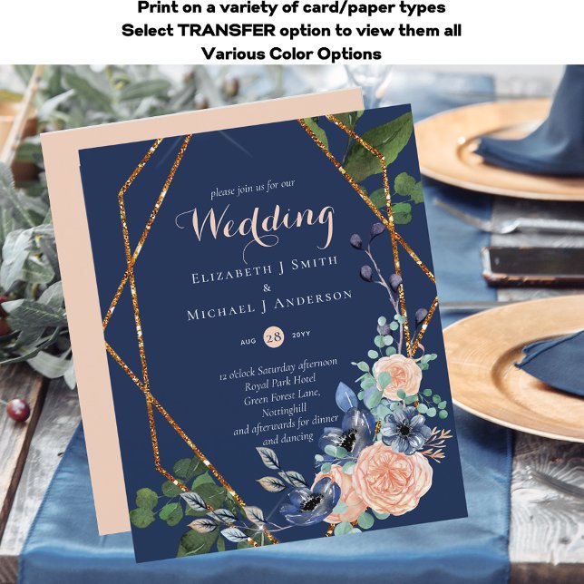 Invitations de mariage à faible budget avec envelo (Créateur téléchargé)