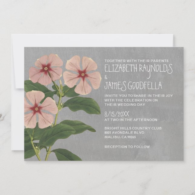 Invitations de mariage à la périphérie (Devant)