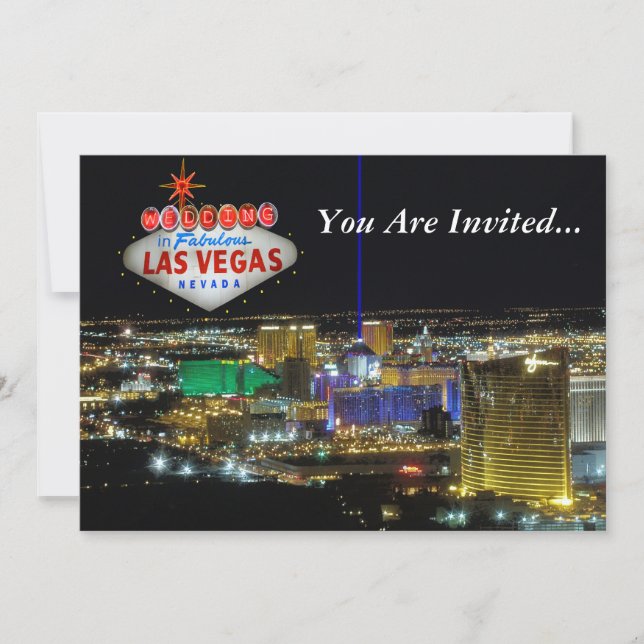 Invitations de mariage à Las Vegas (Devant)
