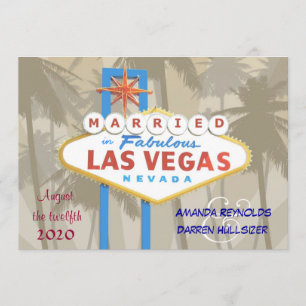 Invitations de mariage à Las Vegas