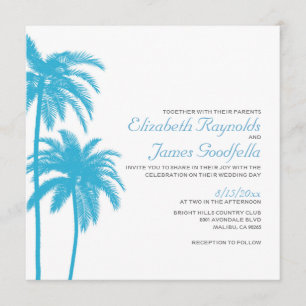 Invitations de mariage à Palm Tree Beach