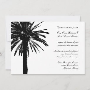 Invitations de mariage à Palm Tree invitations t