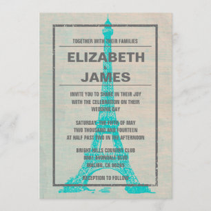 Invitations de mariage à Paris
