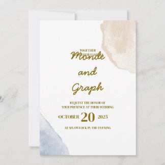 Invitations de mariage Art