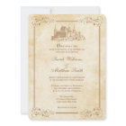 Invitations de mariage au château de Fairytale