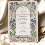 Invitations de mariage bleu marine Art Nouveau Muc<br><div class="desc">Invitations de mariage Art Nouveau Vintage par Alphonse Mucha dans un design floral, romantique et fantaisiste. Les fleurs victoriennes complètent les polices art déco classiques. Entrez vos informations personnalisées, et vous avez terminé. Si vous souhaitez modifier la conception, cliquez simplement sur le bouton bleu "Customiser". Merci tellement pour considérer mon...</div>
