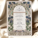 Invitations de mariage bleu marine Art Nouveau Muc<br><div class="desc">Invitations de mariage Art Nouveau Vintage par Alphonse Mucha dans un design floral, romantique et fantaisiste. Les fleurs victoriennes complètent les polices art déco classiques. Entrez vos informations personnalisées, et vous avez terminé. Si vous souhaitez modifier la conception, cliquez simplement sur le bouton bleu "Customiser". Merci tellement pour considérer mon...</div>