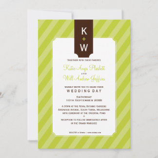 INVITATIONS DE MARIAGE :: candystripe 4P