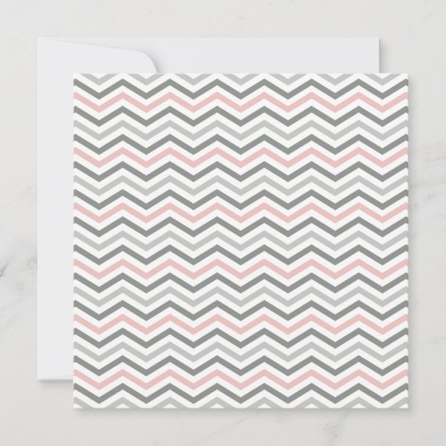 INVITATIONS DE MARIAGE :: chevron1 SQ 2 (Devant)