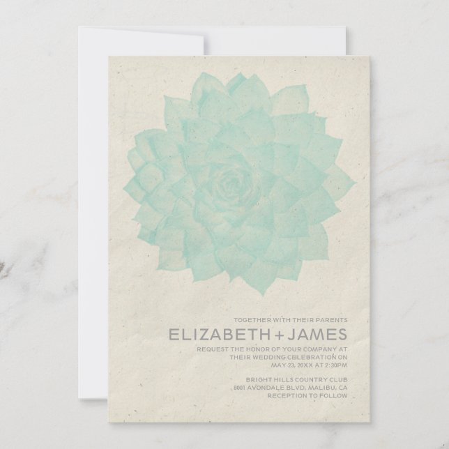 Invitations de mariage contemporaines (Devant)