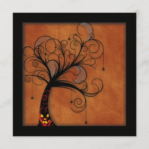 Invitations de mariage dans la forêt hantée