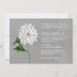 Invitations de mariage de Chrysanthemum