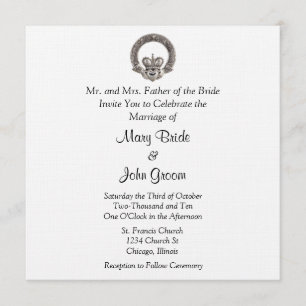 Invitations de mariage de Claddagh