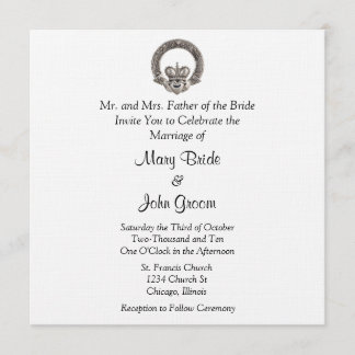 Invitations de mariage de Claddagh