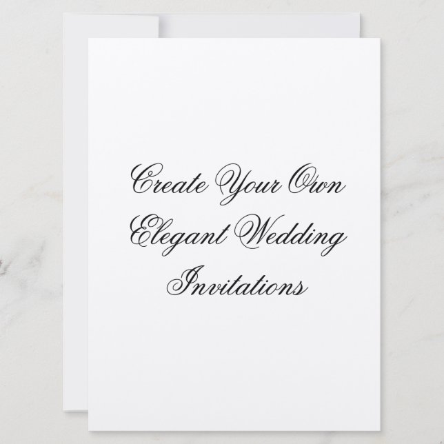 Invitations De Mariage De Crème Personnalisées Cré (Devant)