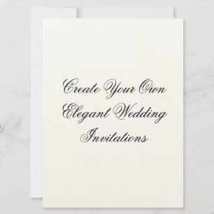 Invitations De Mariage De Crème Personnalisées Cré