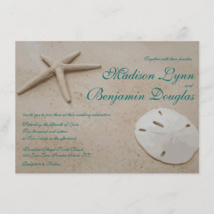Invitations de mariage de destination de Starfish