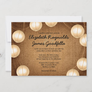 Invitations de mariage de Lantern
