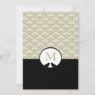 Invitations de mariage de Lovebirds