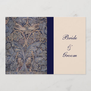Invitations de mariage de motif d'oiseau de