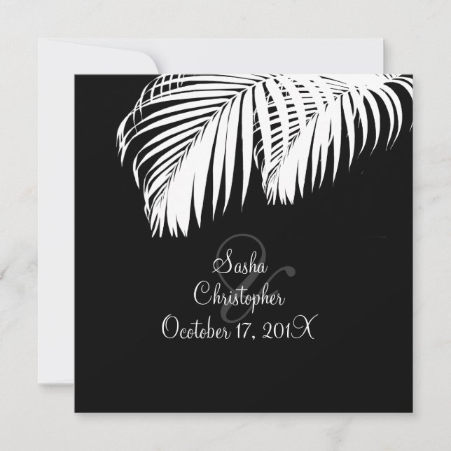 Invitations de mariage de PixDezines Beach (Devant)