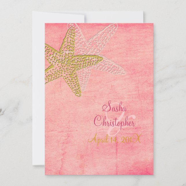 Invitations de mariage de PixDezines Beach (Devant)