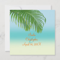 Invitations de mariage de PixDezines Beach