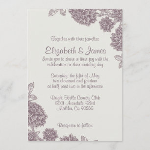Invitations de mariage Décontractées