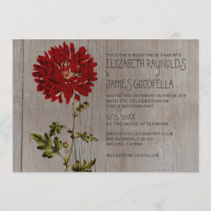 Invitations de mariage des mamans rustiques