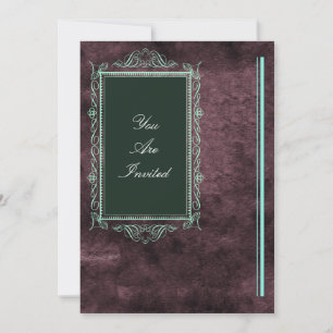 Invitations de mariage du cadre d'image