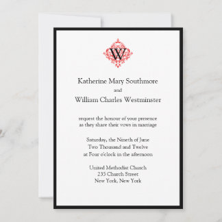 Invitations de mariage du concepteur