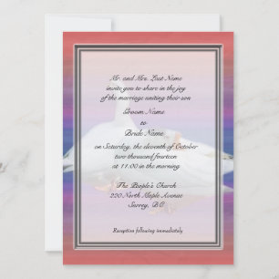 Invitations de mariage du parent de chambre