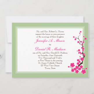 Invitations de mariage du printemps | Pink Dogwood