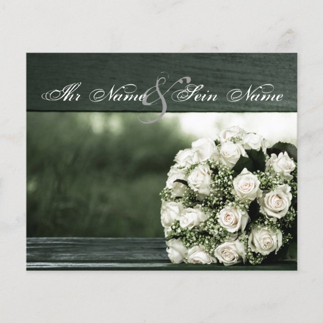 Invitations de mariage élégantes (Devant)